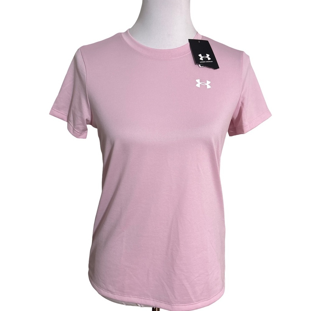 Under Armour Women's Light Pink Short Sleeve T Shirt